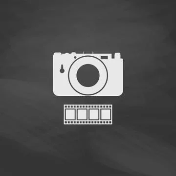 Camera computer symbol Stockillustratie