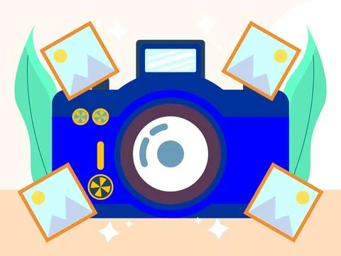Camera Concept Illustration Illustrazione stock