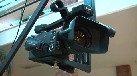 Camera on crane. Stock Footage 8991195