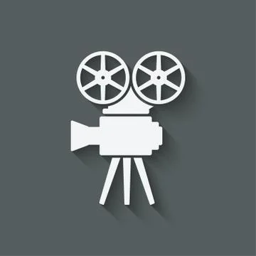 Camera design element Stock Illustration