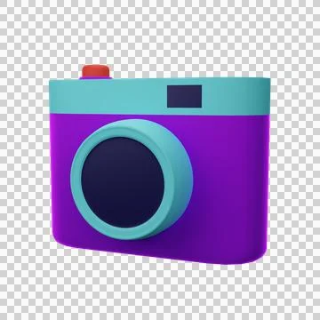 Camera design illustration Illustrazione stock