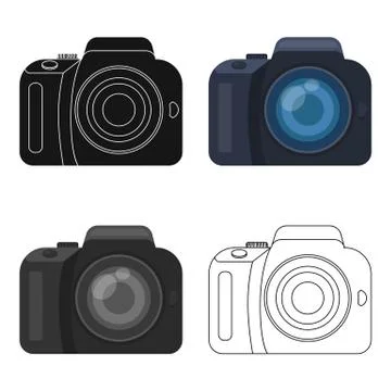 Camera detective. Camera, for shooting the scene, and to commit murder.Detective Stock Illustration
