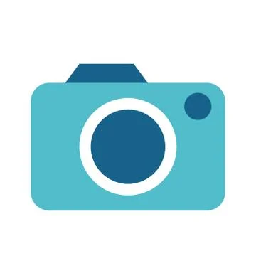 Camera device flat style icon vector design Illustrazione stock