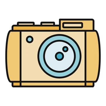 Camera device icon representing capturing moments and imaging イラスト素材