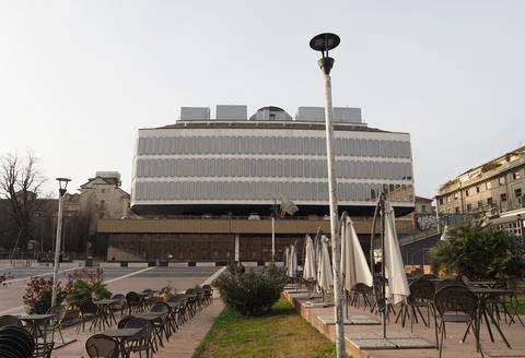 Camera di commercio transl. Commerce chamber in Turin Stock Photos
