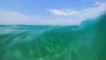 The camera diving under the water HD Footage