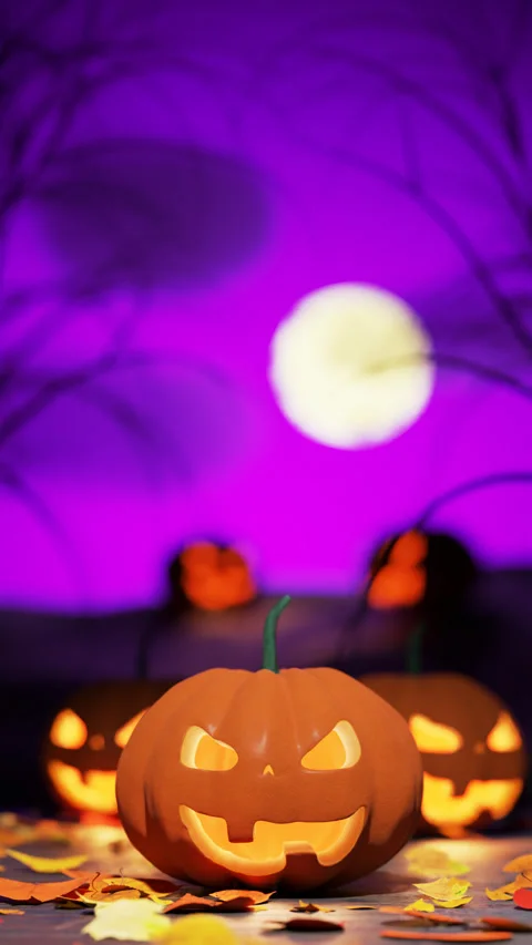 Camera Dolly Zoom effect. Halloween concept. Stock Footage 250112516
