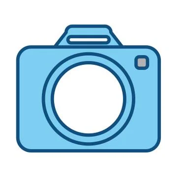 Camera draw classic Stock Illustration