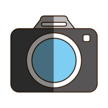 Camera draw classic Stock Illustration