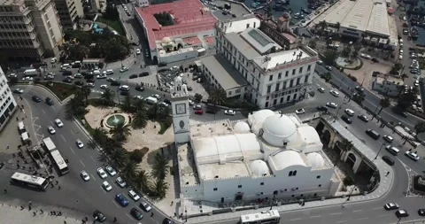 Camera drone of algeria capital Stock Footage 147610575
