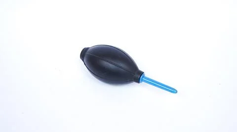 Camera dust cleaner isolated white background Stock Photos