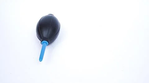 Camera dust cleaner isolated white background Stock Photos