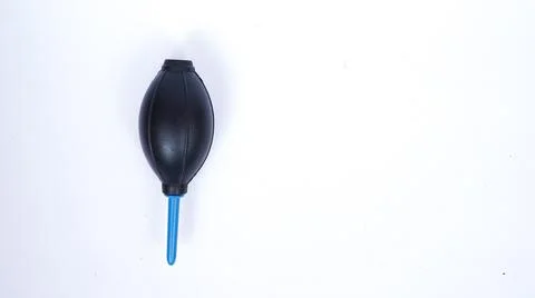 Camera dust cleaner isolated white background 写真素材