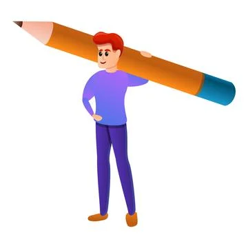 Camera editor icon, cartoon style Stock Illustration