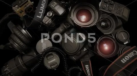 Camera Equipment Stock Photos