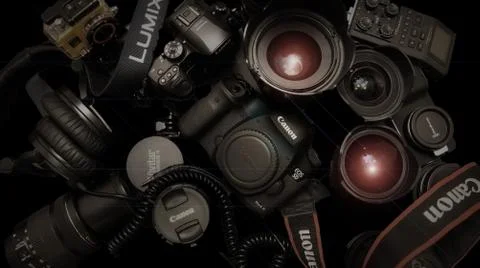 Camera Equipment Stock Photos