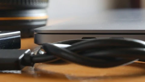 Camera equipment on table. 스톡 동영상 128467425