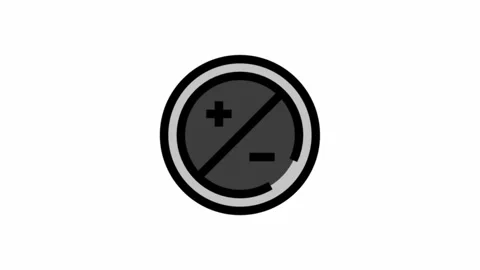 Camera exposure dial button - clean and modern Photography and videography ic Stock Footage 335765979