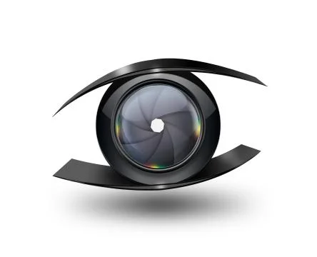 Camera eye Stock Illustration