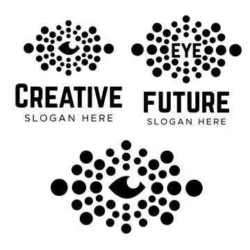 Camera eye logo. Eye Care logo designs vector Stock Illustration