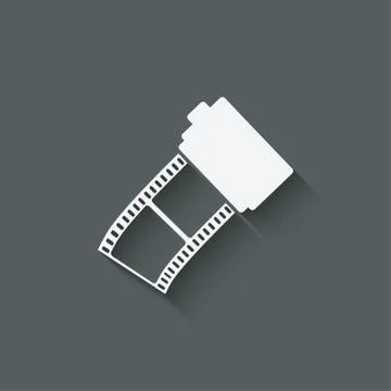 Camera film roll Stock Illustration