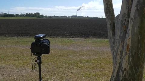 Camera Filming Farm Land 库存影片 40325211