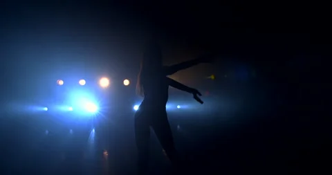 The camera is filming training in sexy dancing Video stock 150247772