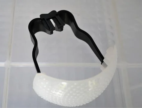Camera flash diffuser with black mounting bracket, Stock Photos