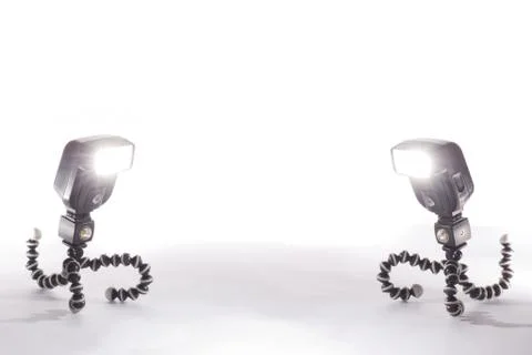 Camera flash Stock Photos