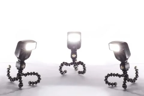 Camera flash Stock Photos