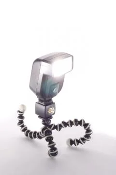 Camera flash Stock-Fotos