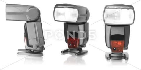Camera flash Stock Photos