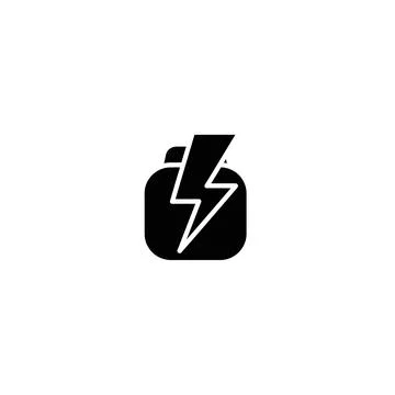 Camera flash photography icon solid fill vector illustration Stock Illustration