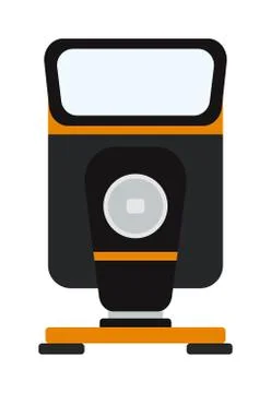 Camera flash speed photography white equipment vector 스톡 일러스트