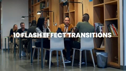 Camera Flash Transitions Stock After Effects