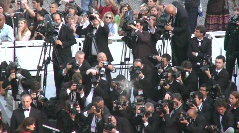 Camera flashes Stock Footage 363852