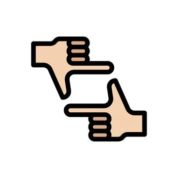 Camera flat color icon Stock Illustration