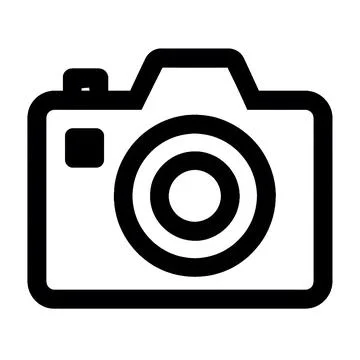 Camera Flat Icon Perfect for Web, Mobile, App, UI Design, and Graphic Design. Stock Illustration