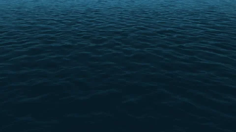 The camera flies above the surface of the water. Stock Footage 87453309