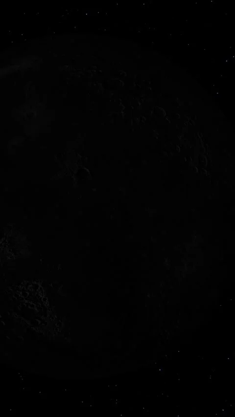 Camera flies around Mercury. Vertical video. Elements of this image furnished by Video stock 321142397