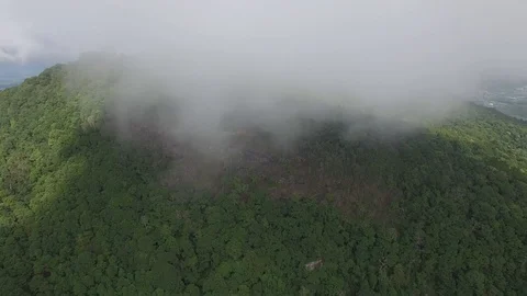 The camera flies into the Cloud, Chiang Mai, Thailand Vidéo 99037960