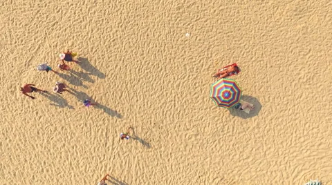 The Camera Flies to the Seaside Resort. Stock Footage 66275640