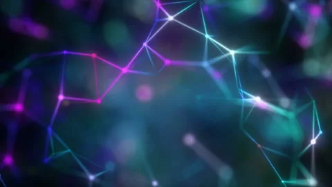 The camera flies through the multicolored chains.Programming code abstract Stock Footage 102872244