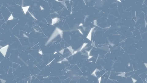 The camera flies through static elements. Depth of field. White luminous Stock Footage 96907331