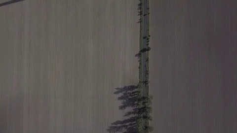 Camera flight above the Windmill  - top down aerial Stock Footage 83800252