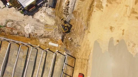 Camera flight over industrial area. Stock Footage 71982013