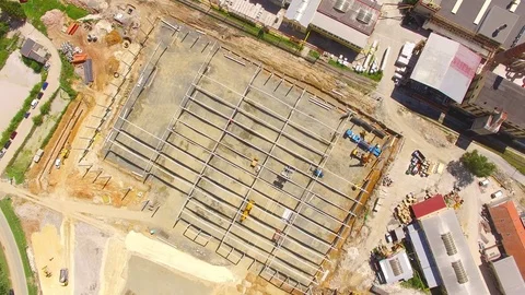Camera flight over industrial area. 스톡 동영상 71984504