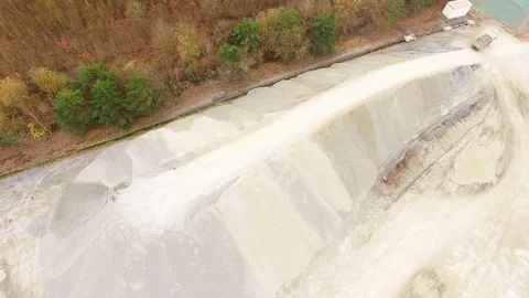 Camera flight over a open cast mine. Stock Footage 105203160
