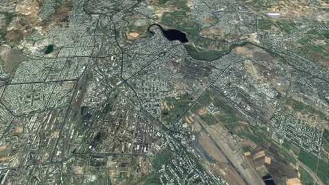 Camera fly over city (NO DOF) Large Distance 05 Vidéo 327201260