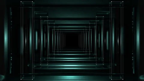 Camera fly through data technology 3D animation HUD Stock Footage 306540872